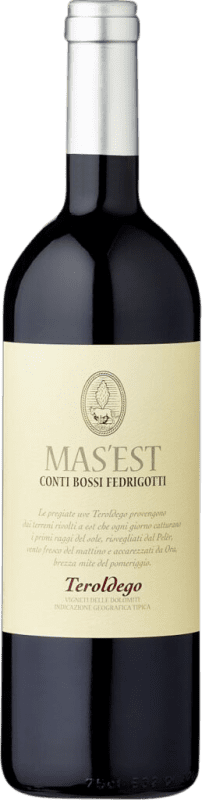 Envío gratis | Vino Tinto Bossi Fedrigotti Mas'Est I.G.T. Vigneti delle Dolomiti Trentino Italia Teroldego 75 cl