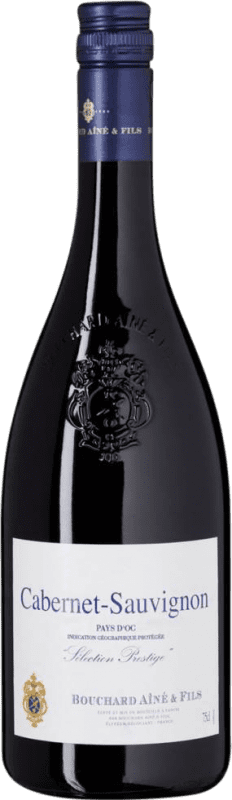 Free Shipping | Red wine Bouchard Ainé Sélection Prestige I.G.P. Vin de Pays d'Oc Bordeaux France Cabernet Sauvignon 75 cl