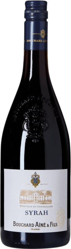 Free Shipping | Red wine Bouchard Ainé Héritage du Conseiller I.G.P. Vin de Pays d'Oc Bordeaux France Syrah 75 cl