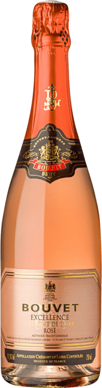 送料無料 | ロゼスパークリングワイン Bouvet Ladubay Cuvée Excellence Rosé Brut A.O.C. Crémant de Loire ロワール フランス Cabernet Franc 75 cl