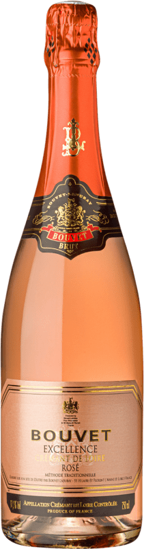 36,95 € Envio grátis | Espumante rosé Bouvet Ladubay Cuvée Excellence Rosé Brut A.O.C. Crémant de Loire