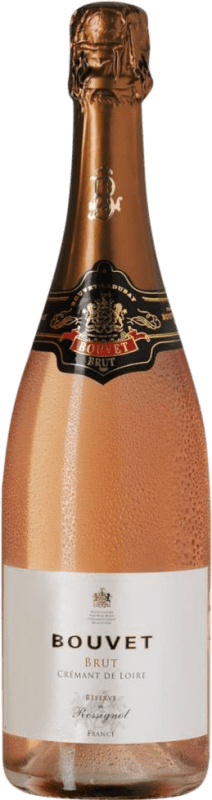 12,95 € Envio grátis | Espumante rosé Bouvet Ladubay Cuvée Rossignol Rosé Brut Reserva A.O.C. Crémant de Loire