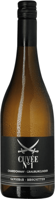 24,95 € Kostenloser Versand | Weißwein Brogsitter & Sansibar. Cuvée Nº 1 Trocken Q.b.A. Pfälz