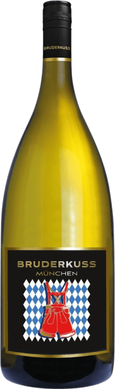 23,95 € 送料無料 | 白ワイン Bruderkuss Cuvée München Weißwein Q.b.A. Pfälz マグナムボトル 1,5 L