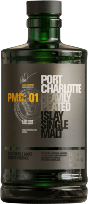 送料無料 | シングルモルトウイスキー Bruichladdich Port Charlotte PMC 01 イギリス 70 cl