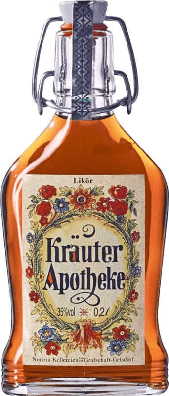 Бесплатная доставка | Травяной ликёр Kräuter Apotheke Германия Мини-бутылка 20 cl