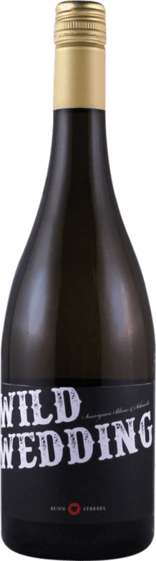 10,95 € Free Shipping | White Wine Bunn Strebel Wild Wedding Sauvignon Blanc & Scheurebe Trocken — Dry Q.b.A. Rheinhessen