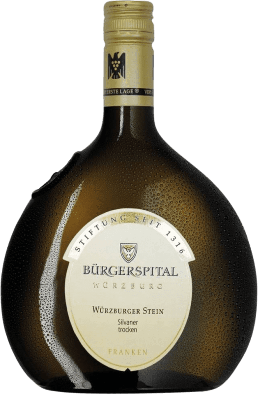 Envoi gratuit | Vin blanc Bürgerspital Heiligen Geist Würzburger Stein Sec Franken Allemagne Sylvaner 75 cl