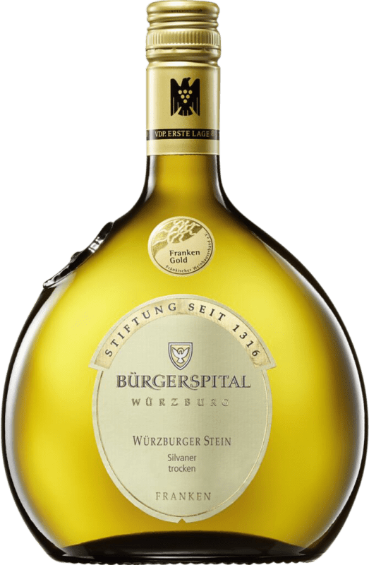 免费送货 | 白酒 Bürgerspital Heiligen Geist Würzburger Stein 干 Franken 德国 Sylvaner 75 cl