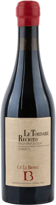 Kostenloser Versand | Rotwein Cà la Bionda Recioto le Tordare Classico D.O.C. Valpolicella Venecia Italien Corvina, Rondinella, Corvinone Medium Flasche 50 cl