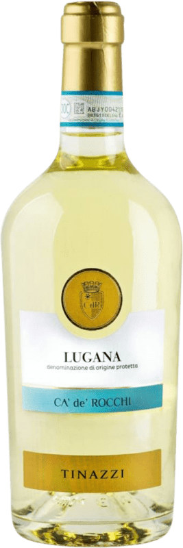 Бесплатная доставка | Белое вино Ca' de'Rocchi D.O.C. Lugana Ломбардии Италия Trebbiano 75 cl