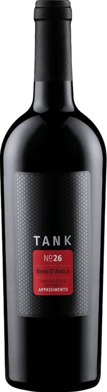 Бесплатная доставка | Красное вино Cantine Minini Tank Nº 26 Appassimento D.O.C. Sicilia Сицилия Италия Nero d'Avola 75 cl