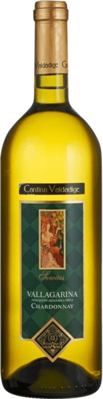 Бесплатная доставка | Белое вино Valdadige Veronese I.G.T. Vallagarina Venecia Италия Chardonnay 1 L