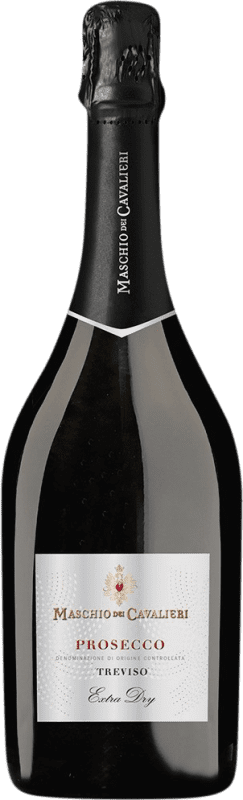 Free Shipping | White Sparkling Wine Beniamino Maschio Cavalieri Spumante Extra Dry Extra Dry D.O.C. Prosecco Friuli-Venezia Giulia Italy Glera 75 cl