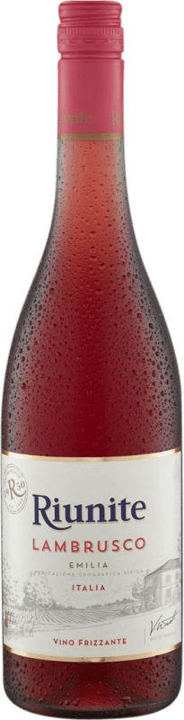 Envoi gratuit | Vin Rosé Riunite I.G.T. Emilia Romagna Émilie-Romagne Italie Lambrusco 75 cl