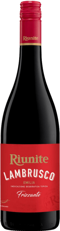 5,95 € | Красное вино Riunite Rosso I.G.T. Emilia Romagna Эмилия-Романья Италия Lambrusco 75 cl