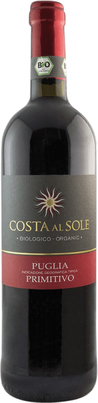 Бесплатная доставка | Красное вино Volpi Costa al Sole I.G.T. Puglia Апулия Италия Primitivo — Примитиво 75 cl