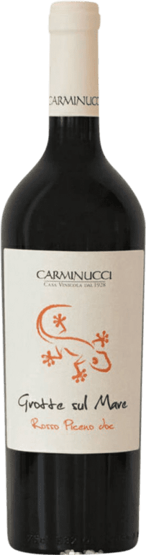 8,95 € | Vino rosso Carminucci Grotte sul Mare D.O.C. Rosso Piceno Marcas Italia 75 cl