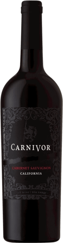 Spedizione Gratuita | Vino rosso Carnivor I.G. California California stati Uniti Cabernet Sauvignon 75 cl