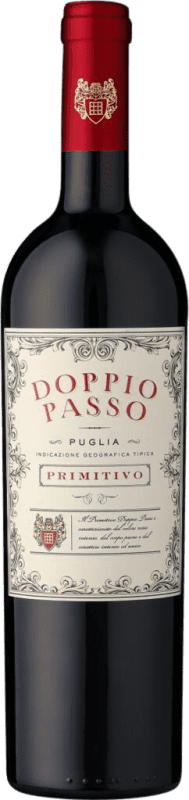 Envio grátis | Vinho Tinto Botter Carlo Doppio Passo I.G.T. Puglia Puglia Itália Primitivo 75 cl