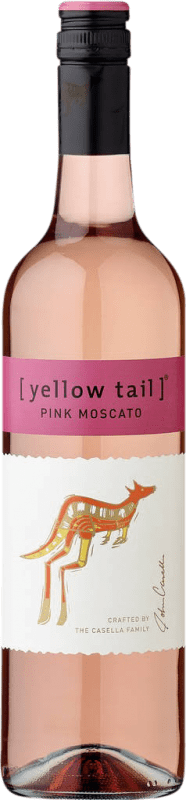 Envoi gratuit | Vin rose Casella Yellow Tail Pink I.G. Southern Australia Australie méridionale Australie Muscat 75 cl