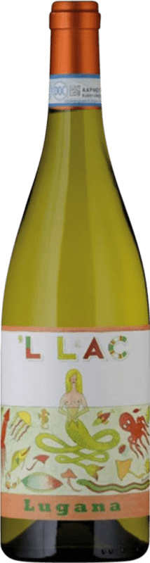 Envío gratis | Vino blanco Cavalchina L Lac D.O.C. Lugana Lombardia Italia Trebbiano 75 cl