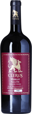 Cave de Cruzy. Clerus Merlot Vin de Pays d'Oc 75 cl