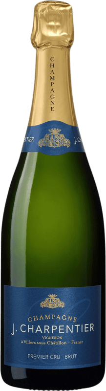 55,95 € | Белое игристое J. Charpentier Premier Cru брют A.O.C. Champagne шампанское Франция Pinot Black, Chardonnay 75 cl