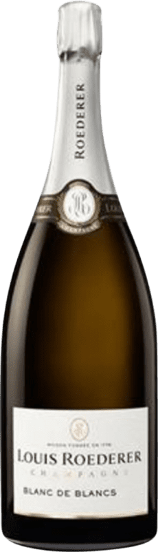 244,95 € Envoi gratuit | Vin Mousseux Blanc Louis Roederer Brut Blanc de Blancs A.O.C. Champagne Bouteille Magnum 1,5 L