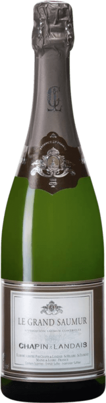 Free Shipping | White sparkling Chapin & Landais Le Grand Saumur Méthode Traditionnelle Brut A.O.C. Saumur Loire France 75 cl