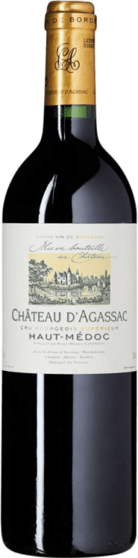 37,95 € | Red wine Château d'Agassac. Cru Bourgeois A.O.C. Haut-Médoc Bordeaux France Merlot, Cabernet Sauvignon 75 cl