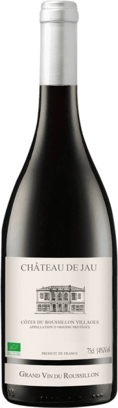 Envoi gratuit | Vin rouge Château de Jau Rouge A.O.C. Minervois France Syrah, Carignan, Garnacha Roja 75 cl