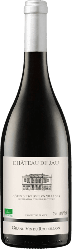 Бесплатная доставка | Красное вино Château de Jau Rouge A.O.C. Minervois Франция Syrah, Carignan, Garnacha Roja 75 cl