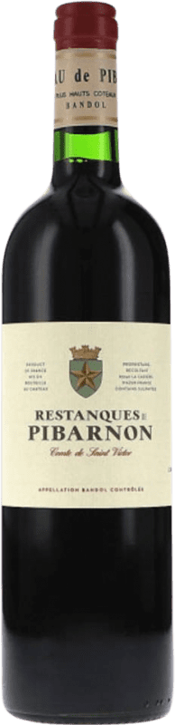 Free Shipping | Red wine Château de Pibarnon Restanques Rouge A.O.C. Côtes de Provence Provence France Monastrell, Mourvèdre, Cinsault 75 cl