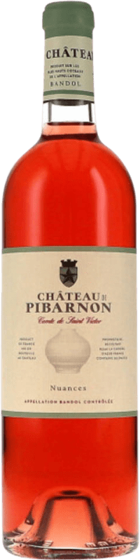Free Shipping | Rosé wine Château de Pibarnon Nuances Rosé A.O.C. Côtes de Provence Provence France Monastrell, Mourvèdre 75 cl