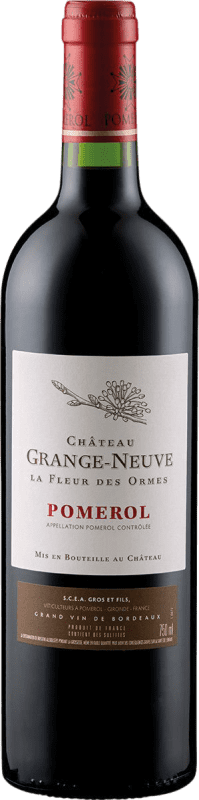 Бесплатная доставка | Красное вино Grange Neuve La Fleur des Ormes A.O.C. Pomerol Бордо Франция Merlot — Мерло, Cabernet Franc — Каберне Фран 75 cl