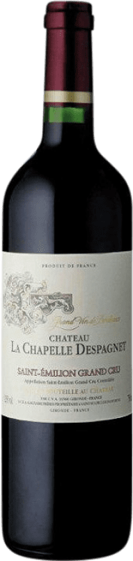 Бесплатная доставка | Красное вино Château la Chapelle Despagnet A.O.C. Saint-Émilion Grand Cru Бордо Франция Merlot, Cabernet Franc 75 cl