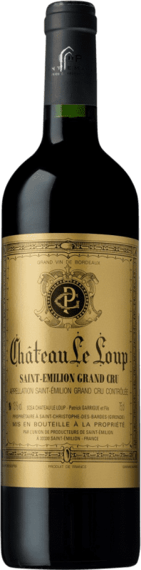 59,95 € Spedizione Gratuita | Vino rosso Château le Loup A.O.C. Saint-Émilion Grand Cru
