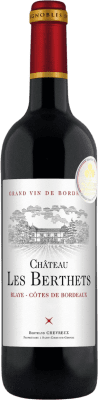 Château les Berthets. Blaye Côtes de Bordeaux 75 cl