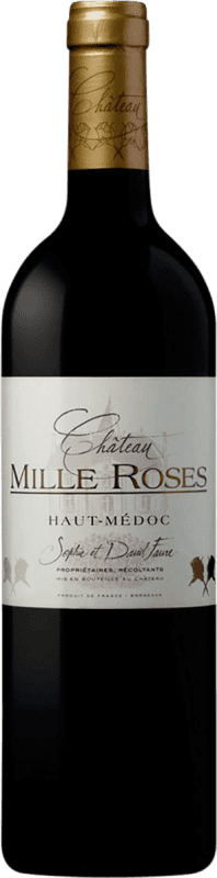 Бесплатная доставка | Красное вино Château Mille Roses A.O.C. Médoc Бордо Франция Merlot — Мерло, Cabernet Sauvignon — Каберне Совиньон, Petit Verdot 75 cl