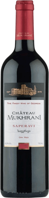 Envío gratis | Vino tinto Château Mukhrani Kartli Georgia Saperavi 75 cl