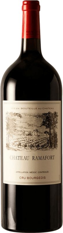 Kostenloser Versand | Rotwein Château Ramafort Cru Bourgeois A.O.C. Médoc Bordeaux Frankreich Merlot, Cabernet Sauvignon Magnumflasche 1,5 L