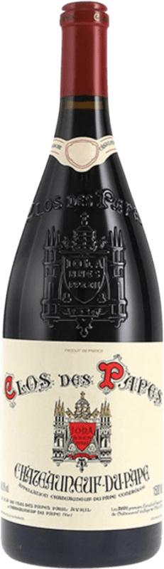 287,95 € 送料無料 | 赤ワイン Clos des Papes Rouge A.O.C. Châteauneuf-du-Pape マグナムボトル 1,5 L