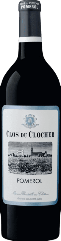76,95 € | Vino tinto Clos du Clocher A.O.C. Pomerol Burdeos Francia Merlot, Cabernet Franc 75 cl