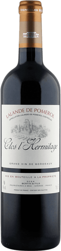 Spedizione Gratuita | Vino Rosso Clos l'Hermitage A.O.C. Lalande de Pomerol bordò Francia Merlot, Cabernet Franc 75 cl