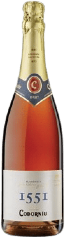 送料無料 | ロゼスパークリングワイン Codorníu 1551 Rosé Brut D.O. Cava カタロニア スペイン Nebbiolo, Macabeo, Parellada 75 cl