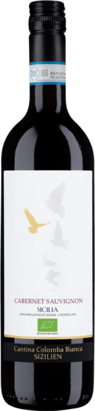 Бесплатная доставка | Красное вино Colomba Bianca D.O.C. Sicilia Сицилия Италия Cabernet Sauvignon — Каберне Совиньон 75 cl