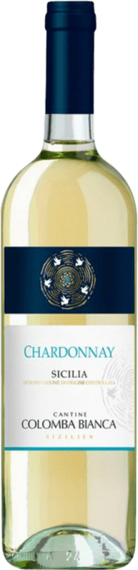 Spedizione Gratuita | Vino bianco Colomba Bianca D.O.C. Sicilia Sicilia Italia Chardonnay 75 cl