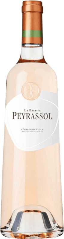 Envio grátis | Vinho rosé Commanderie de Peyrassol La Bastide Rosé A.O.C. Côtes de Provence Provença França Syrah, Grenache, Cinsault, Vermentino Biológico 75 cl