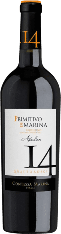 18,95 € 免费送货 | 红酒 Contessa Marina 14 I.G.T. Puglia 瓶子 Magnum 1,5 L